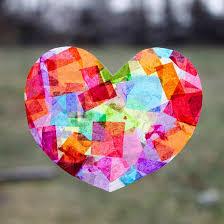 Stain glass heart